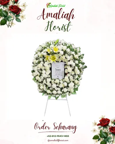 Krans Bunga Duka Cita di Petamburan